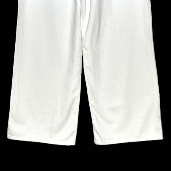 NWT Madewell Petite Superwide-Leg Jeans: Airy Denim Edition, Tile White, 28P - Picture 11 of 16